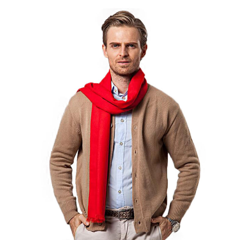 Moda invierno Color sólido hom - Cashmere Scarf reseña y precio