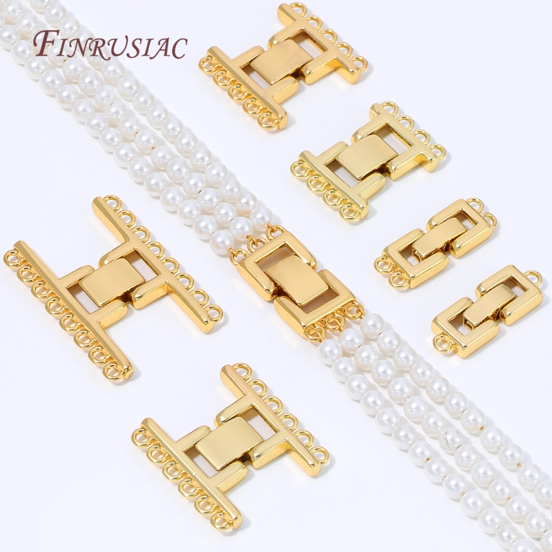 Cierre de Pulsera de Perlas en - Gold Plated Jewelry reseña y precio