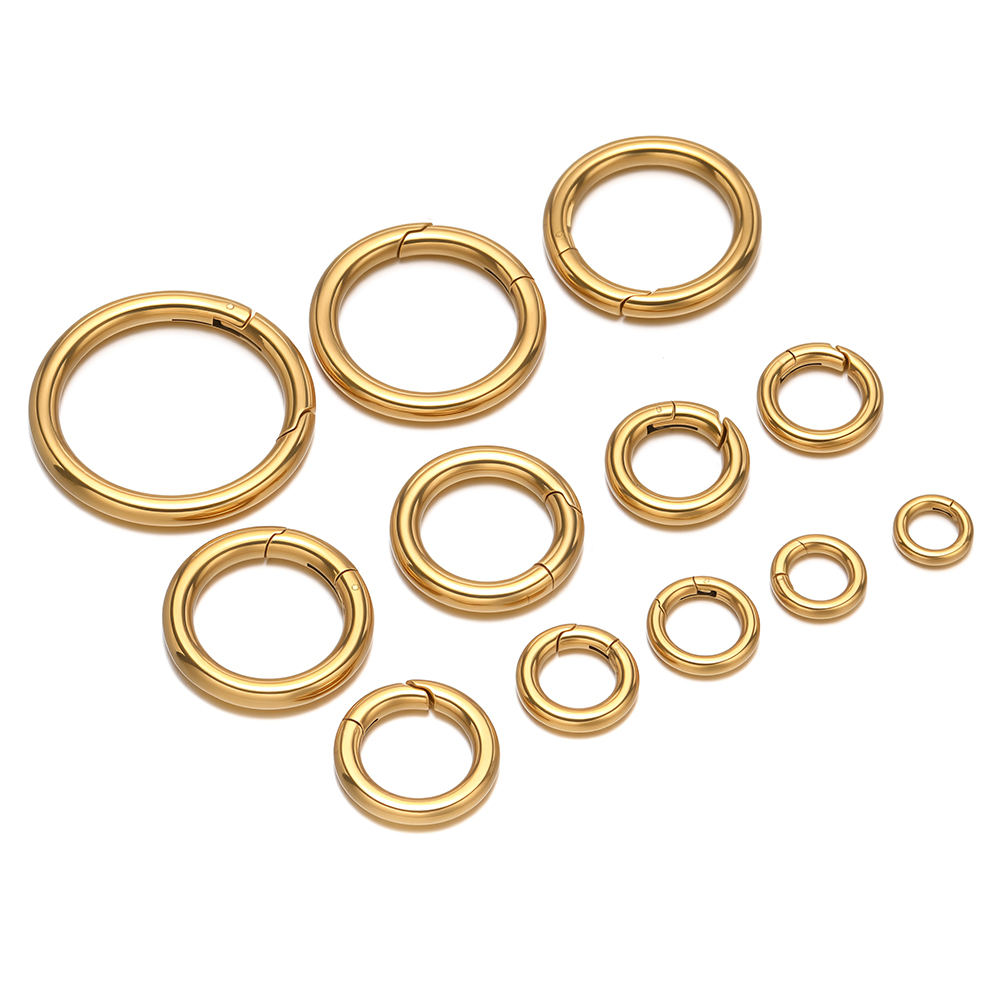 Lote de 2 cierres de resorte r - Gold Plated Jewelry reseña y precio