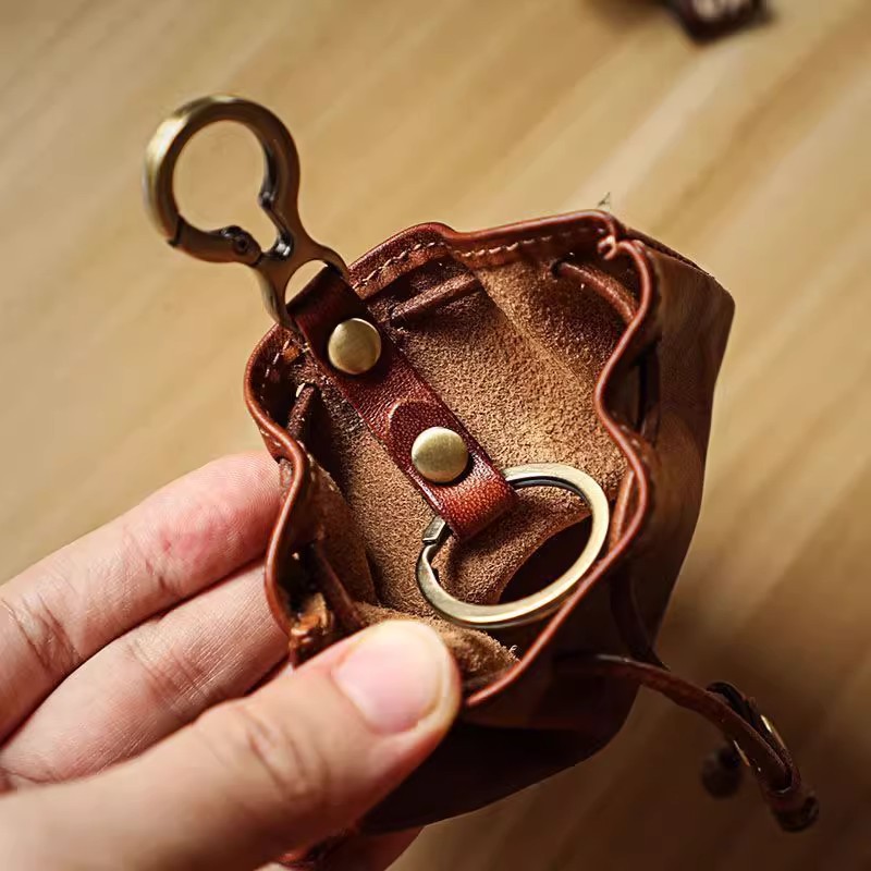 Cartera de cuero genuino de es - Leather Wallet Men reseña y precio