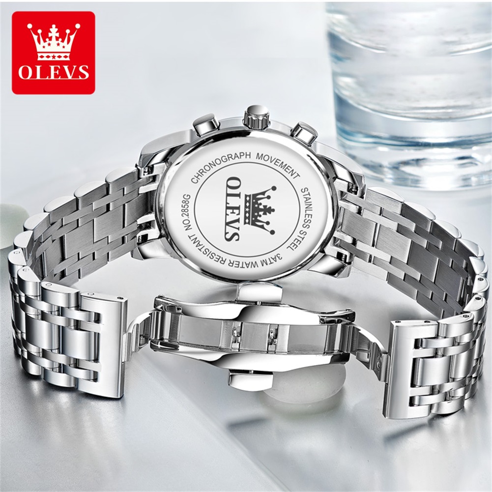 OLEVS Relojes populares para h - Luxury Watch Men reseña y precio