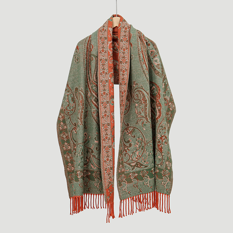 Bufanda de Cachemira Jacquard  - Cashmere Scarf reseña y precio