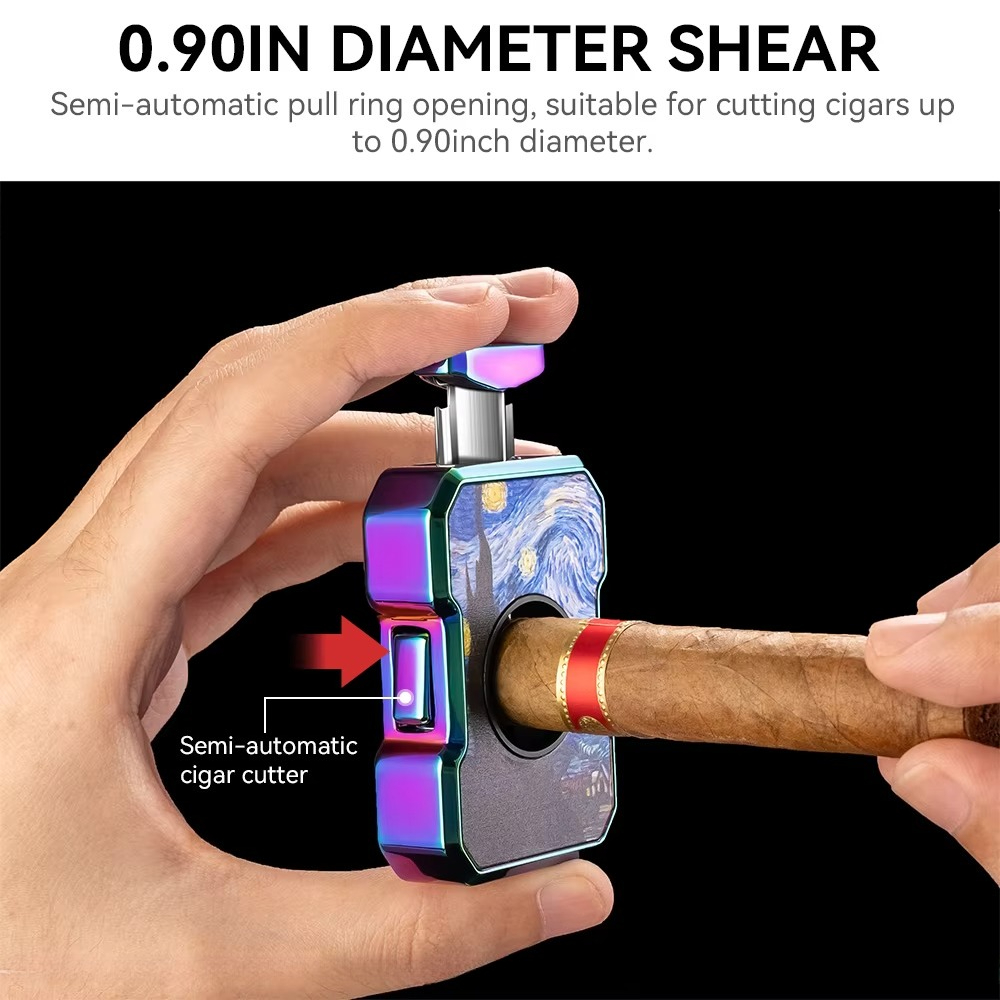 Cortador de cigarros portátil  - Premium Cigar Case reseña y precio