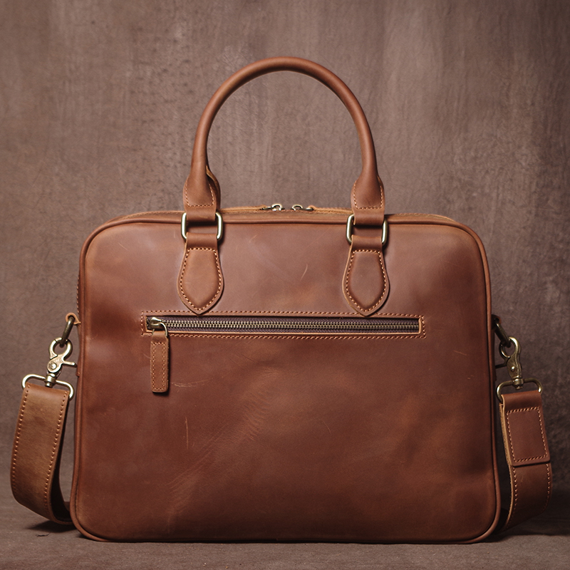 GURO-maletín de piel de vaca C - Leather Briefcase reseña y precio