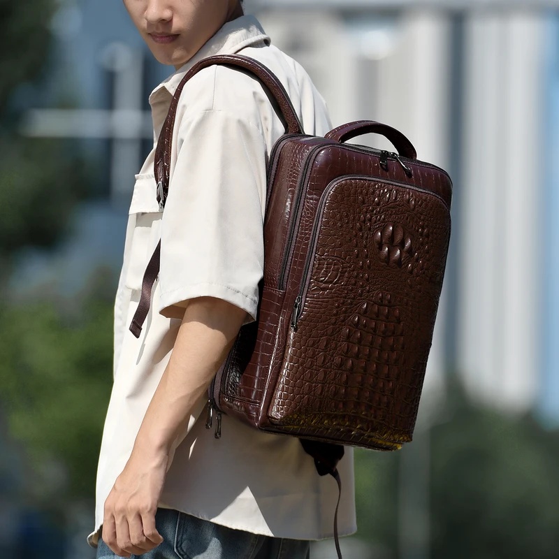 Nueva mochila para portátil de - Leather Briefcase reseña y precio