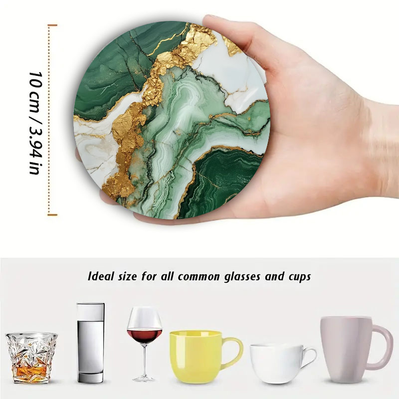 Juego de 4 Posavasos con Diseñ - Marble Coaster Set reseña y precio