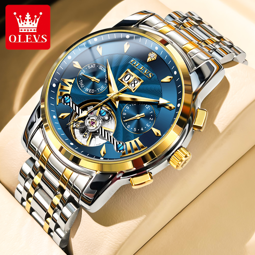 OLEVS relojes para hombre, mod - Luxury Watch Men reseña y precio