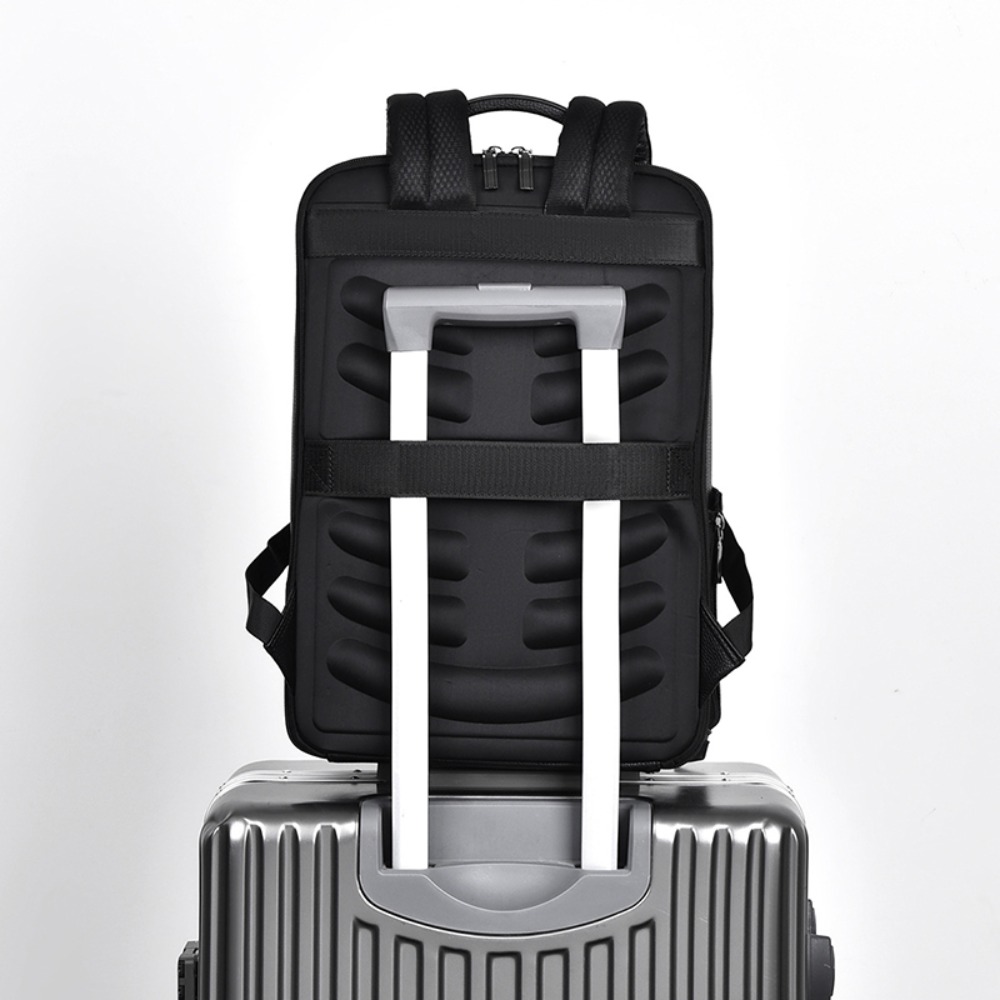 Mochila de cuero PU para hombr - Leather Briefcase reseña y precio