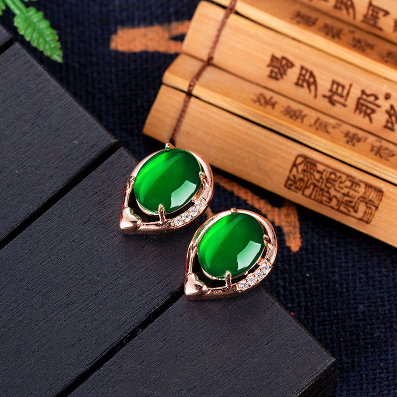 Pendientes de flor de Jade Nat - Gold Plated Jewelry reseña y precio
