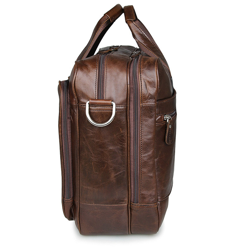 LACHIOUR-Bolso de piel auténti - Leather Briefcase reseña y precio
