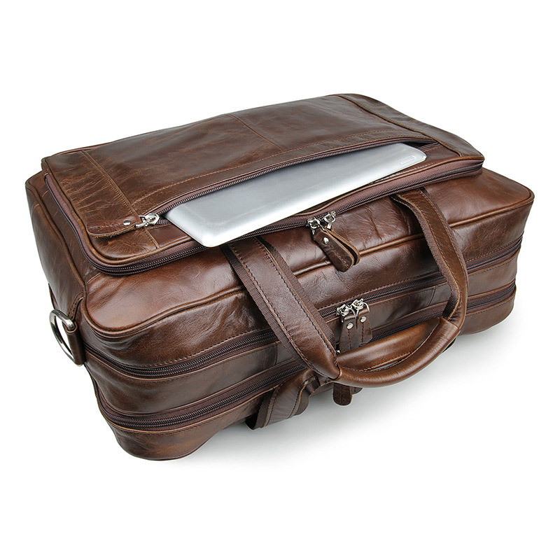 LACHIOUR-Bolso de piel auténti - Leather Briefcase reseña y precio