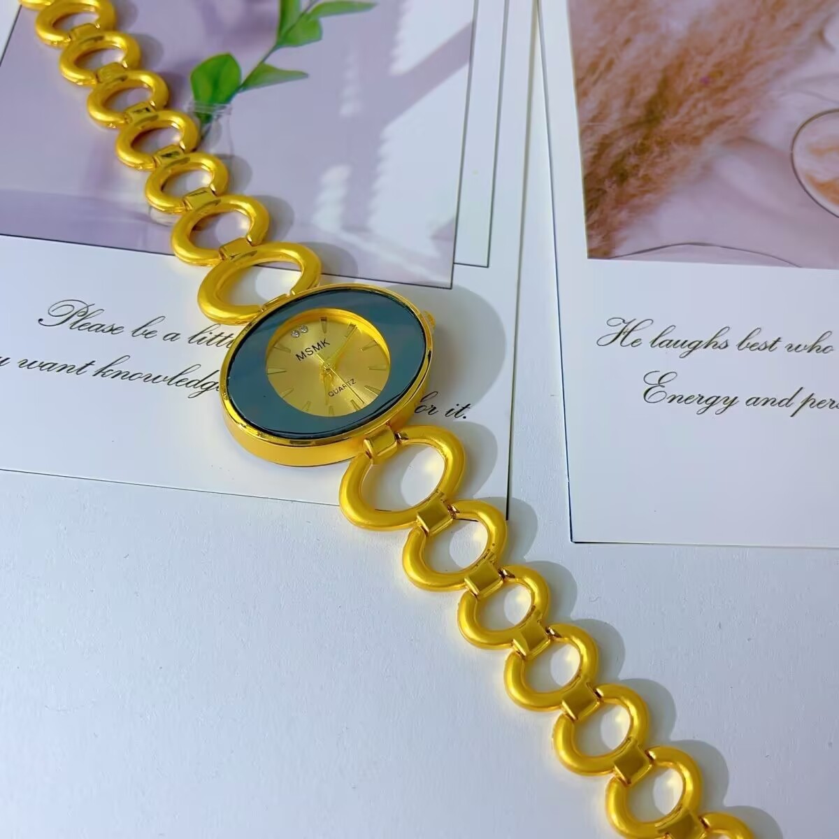 Nuevo reloj americano chapado  - Gold Plated Jewelry reseña y precio